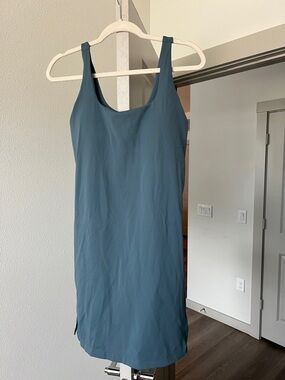 Active wear Sleek Slate Blue Tank Dress